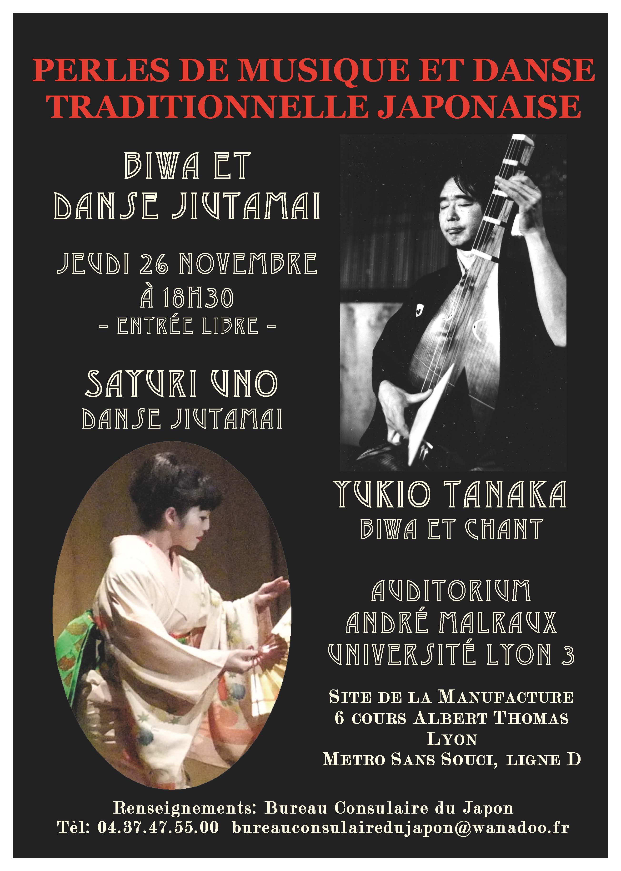 Perles de musique et danse traditionnelle japonaise